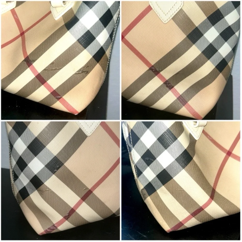 ♥️SOLD♥️BURBERRY Nova Check Tote 100% AUTHENTIC - Picture 12 of 12